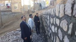 بازدید بخشدار کندوان از پروژه‌های عمرانی در روستاهای «نشلانده» و «فندقلو»