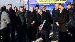 آیین کلنگ‌زنی طرح کیفی‌سازی محصولات سنگین پالایش نفت تبریز برگزار شد