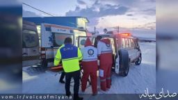 تولد نوزاد در حین امدادرسانی امدادگران به مادر باردار در میانه