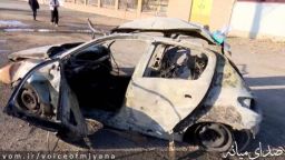 شهادت پدر و‌ مادر میانه‌ای در حمله آمریکایی صهیونی به پل محور جاده تبریز بستان‌آباد