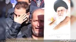 تصاویر راهپیمایی مردم میانه در پی شهادت رهبر انقلاب