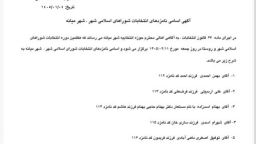 اسامی نهایی نامزدهای انتخابات شورای شهرهای میانه ،ترک ،آقکند و آچاچی