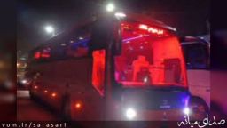 جابه‌جایی مسافران قطار خاوران با ۷ دستگاه اتوبوس ویژه