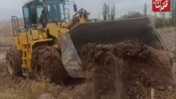 انسداد ۳ حلقه چاه غیرمجاز در میانه