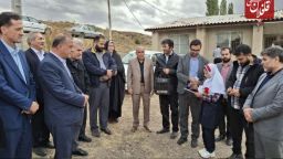 کلنگ زنی مدرسه خیرساز در روستای نشلانده میانه؛ هدیه‌ای ماندگار در روز روستا و عشایر