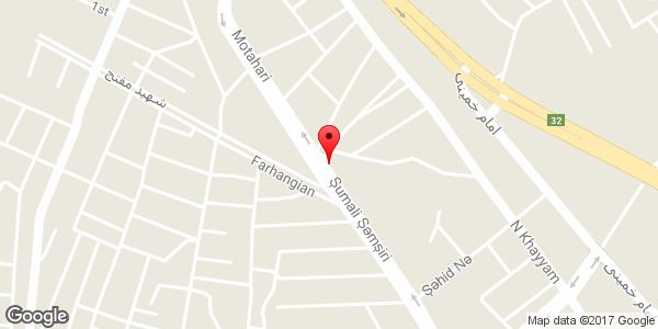 موقعیت بیمه کار آفرین روی نقشه