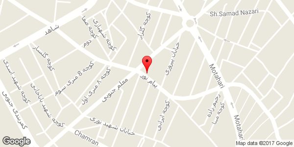 موقعیت دبیرستان دخترانه غیر دولتی تدبیر قلم (دوره اول) روی نقشه