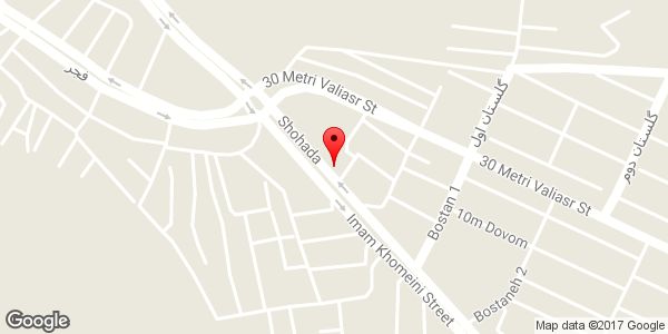 موقعیت سوپر مارکت حاج غلام روی نقشه