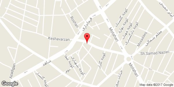 موقعیت جام پلاستیک شاه محمدی روی نقشه