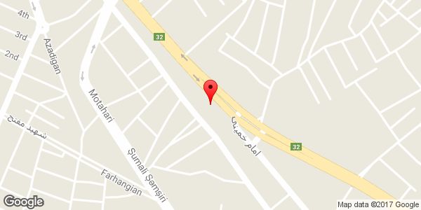 موقعیت اسپورت وحید روی نقشه