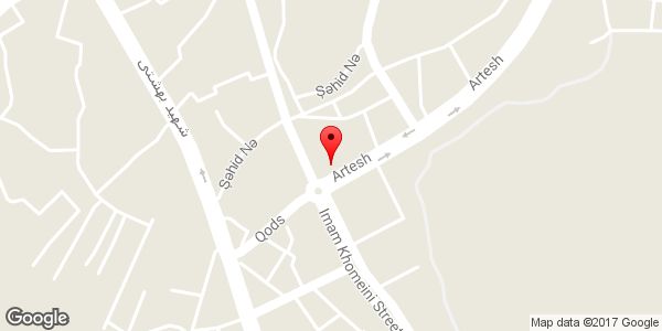 موقعیت مکانیکی فرزاد روی نقشه