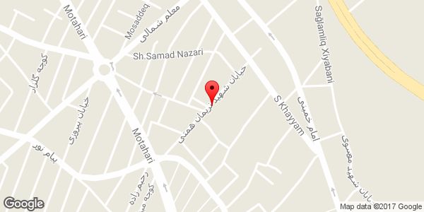 موقعیت آموزشگاه آزاد صنایع غذایی سیب روی نقشه