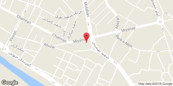 موقعیت کتابخانه شهیدمدرس روی نقشه