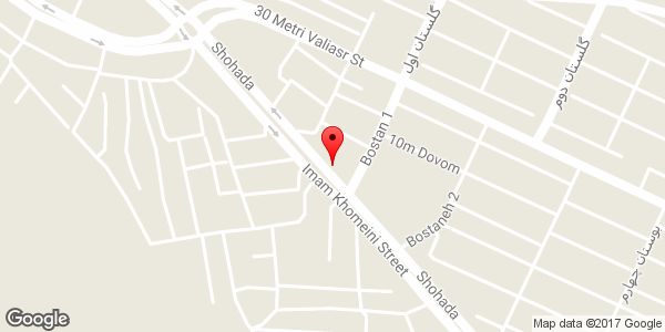 موقعیت تعمیرگاه روی نقشه