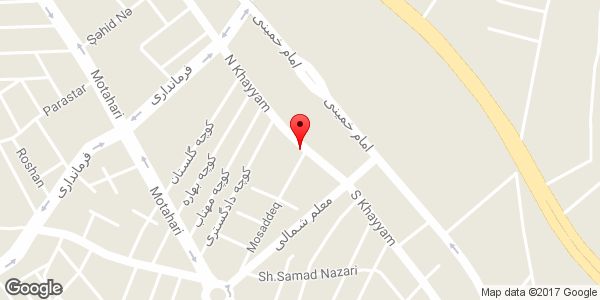 موقعیت اداره مخابرات شهرستان میانه روی نقشه