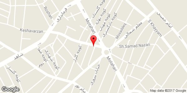 موقعیت فروشگاه کاشی و سرامیک غفاری روی نقشه