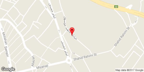 موقعیت کابینت زرین روی نقشه