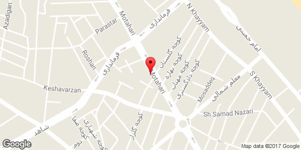 موقعیت لوازم خانگی زرین روی نقشه