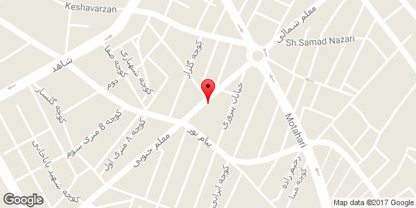 موقعیت شیرینی سرای کریمی روی نقشه