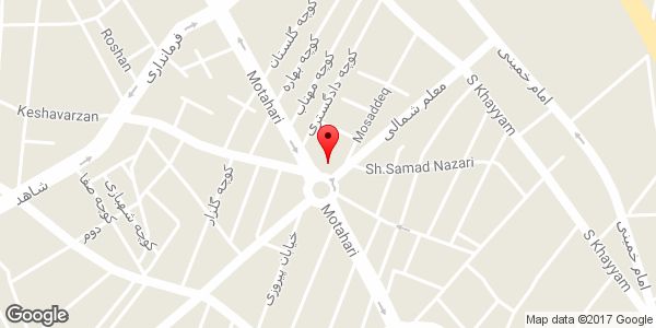 موقعیت دبستان دخترانه فاطمه الزهرا(س) روی نقشه