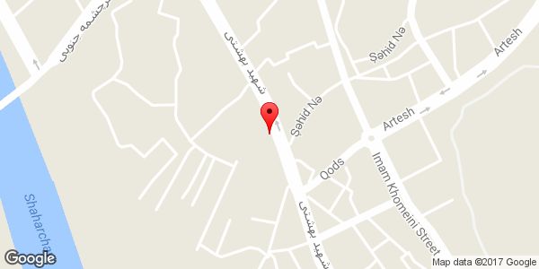 موقعیت خشکه پزی نوین روی نقشه