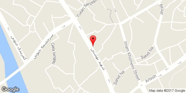 موقعیت نانوایی روی نقشه