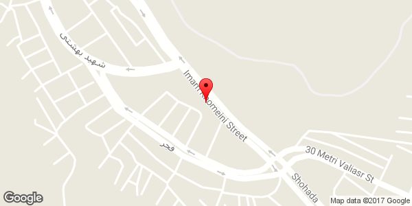 موقعیت تعمیرگاه مکانیکی روی نقشه