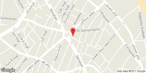 موقعیت آموزشگاه موسیقی آوا روی نقشه