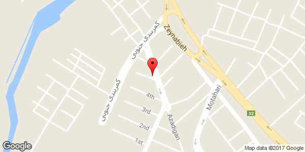 موقعیت آموزشگاه خیاطی رضائی روی نقشه