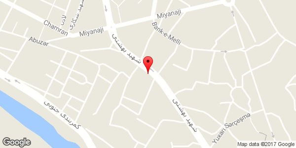 موقعیت خیاطی مهستان روی نقشه