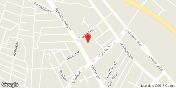 موقعیت مهدکودک و پیش دبستانی تبسم روی نقشه