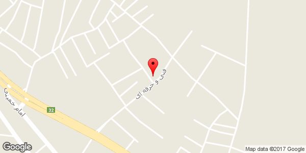 موقعیت صنایع چوب و MDF خلفی روی نقشه