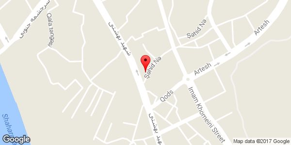 موقعیت تعمیرگاه موتور سیکلت گندم روی نقشه