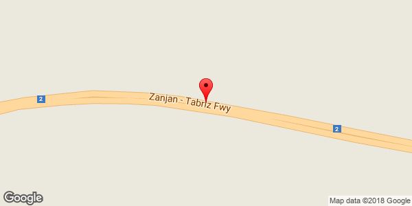 موقعیت آزاد راه زنجان-تبریز روی نقشه