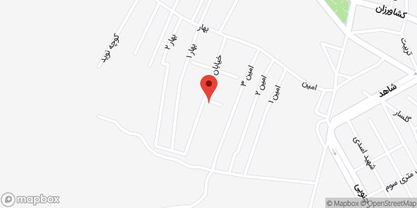 موقعیت شیر هیدرانت ۱-۱۶-۱ روی نقشه