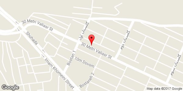 موقعیت سالن آرایشی و زیبایی هستی نایس روی نقشه