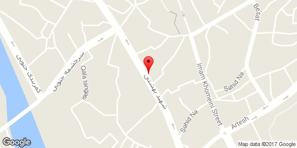 موقعیت اتو گالری آپکو روی نقشه