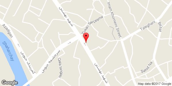 موقعیت تعمیرگاه یخچال حسینی روی نقشه