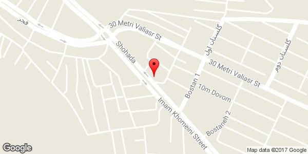 موقعیت رادیاتور سازی سینا روی نقشه