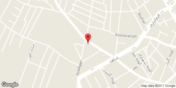 موقعیت کابینت سازی هزار سازه روی نقشه