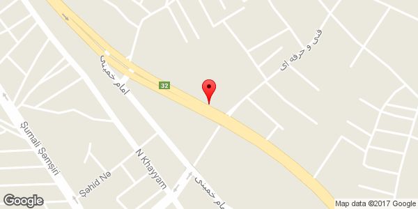 موقعیت ابزار مرکزی میانه روی نقشه