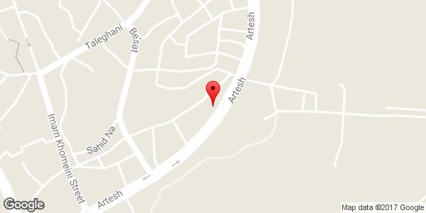 موقعیت صافکاری اتومبیل عادل روی نقشه