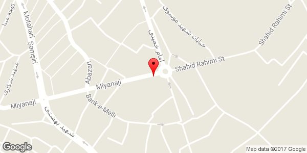 موقعیت وسایل ورزشی رنجزاد روی نقشه