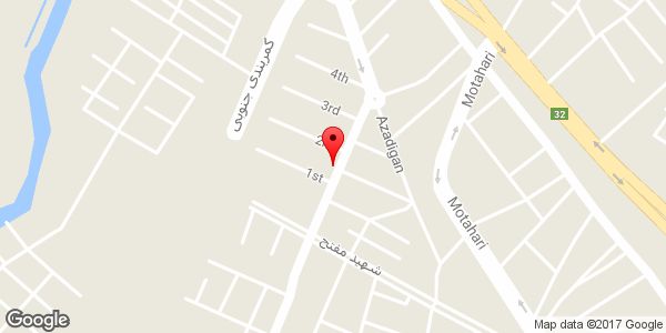 موقعیت نوشت افزار پارسا روی نقشه