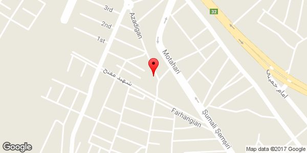 موقعیت سالن آرایش و زیبایی ساحل روی نقشه