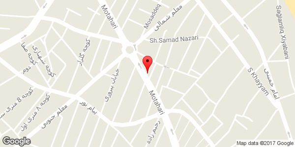 موقعیت فروشگاه تعطیلات روی نقشه