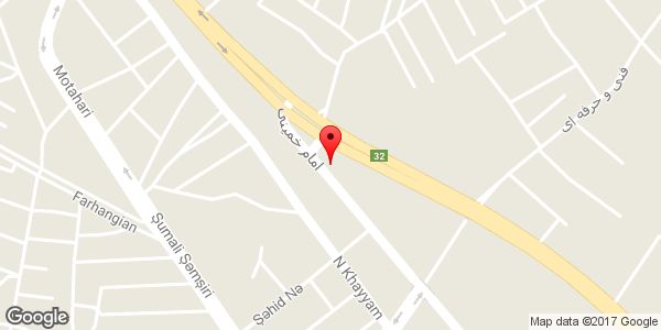 موقعیت وسایل ورزشی پارک انقلاب روی نقشه