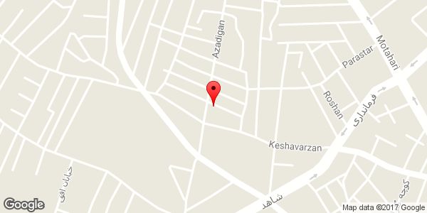 موقعیت آتلیه عروس قصر روی نقشه