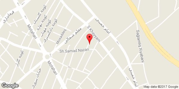 موقعیت سالن مونیکا روی نقشه