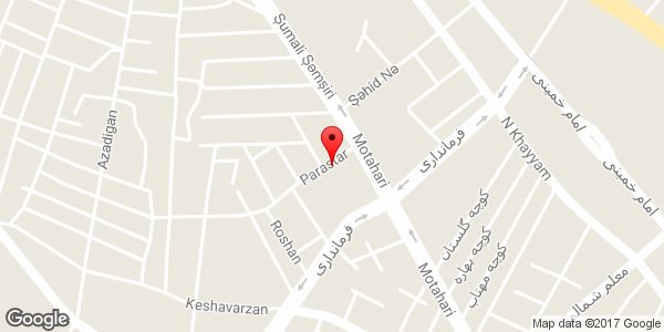 موقعیت فروشگاه لباس زنانه روی نقشه